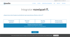 Desktop Screenshot of ensalta.pl