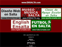 Tablet Screenshot of ensalta.com